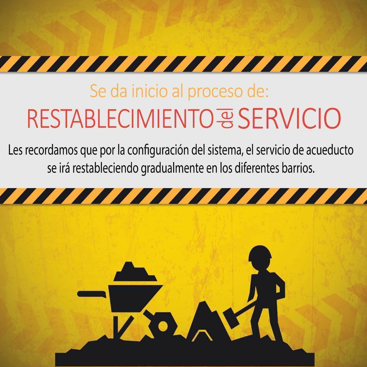 RESTABLECIMIENTO DEL SERVICIO.